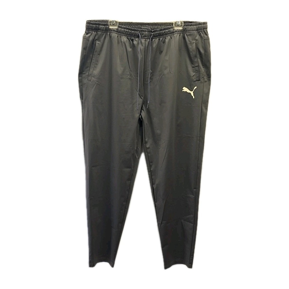 Puma Gray Athletic Track Pants Joggers Mens XXL Performance Activewear Lounge